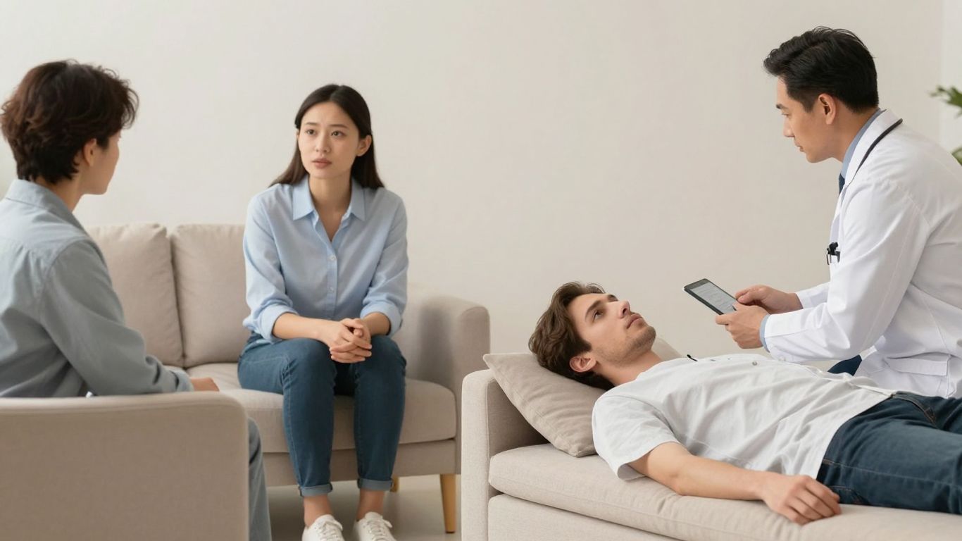Therapy session versus psychiatric consultation
