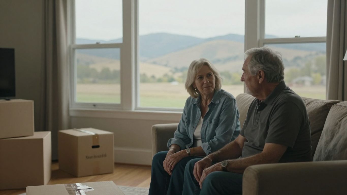 Retiree reflecting beside a Hill Country window